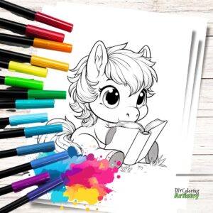 horse coloring page