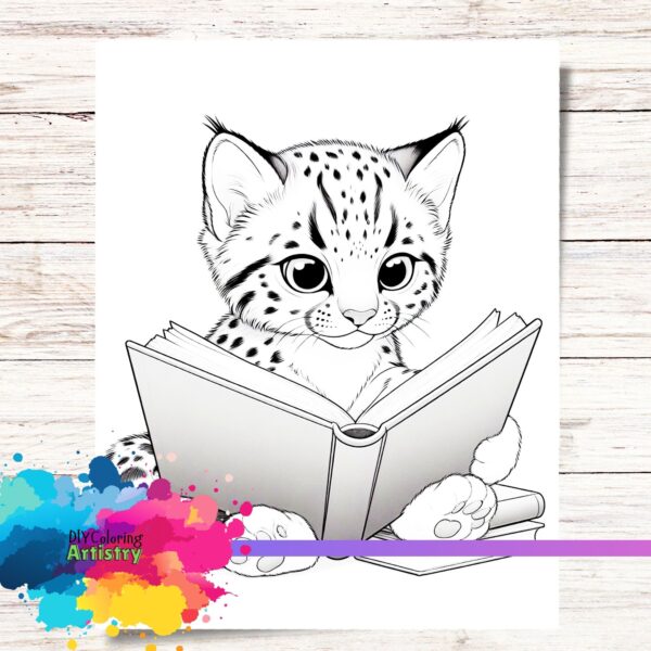 bobcat coloring page