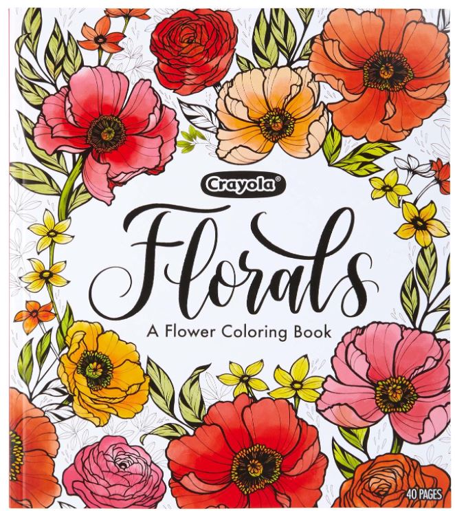 Floral Adult Coloring Book