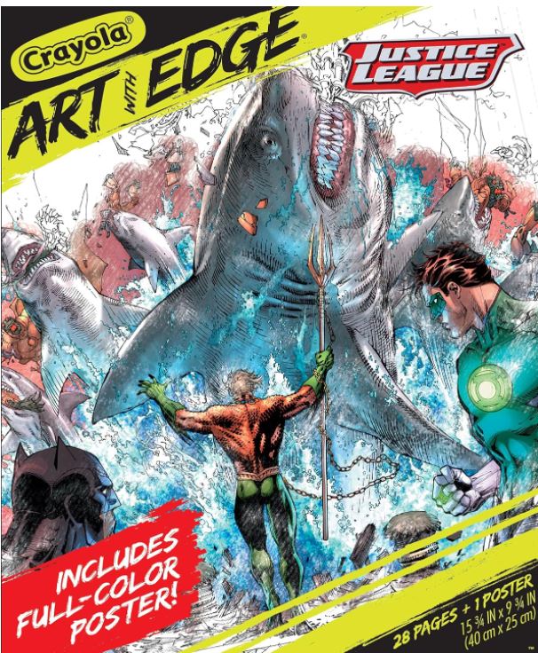 Justice League Crayola Art With Edge