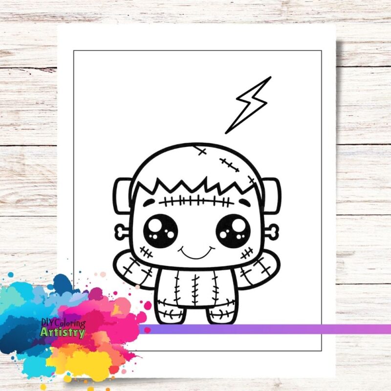 Frankenstein Coloring Printable