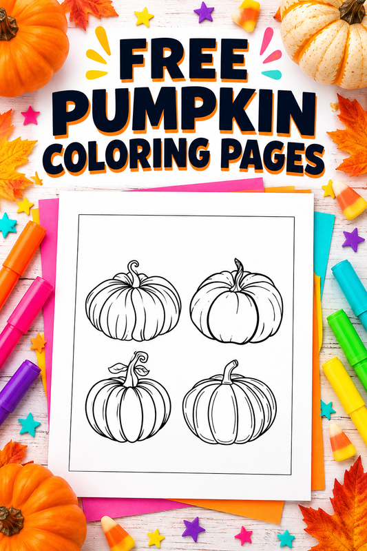 free pumpkin coloring pages