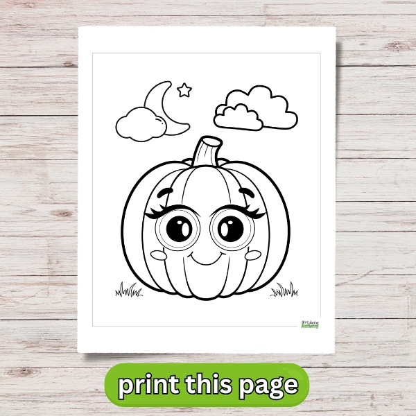 Happy Pumpkin Printable