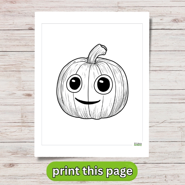 Pumpkin Line Drawing