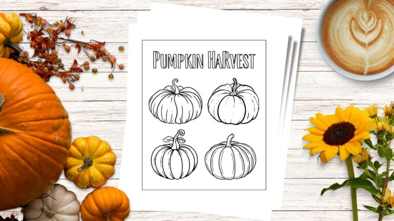 10 Pumpkin Coloring Pages To Print