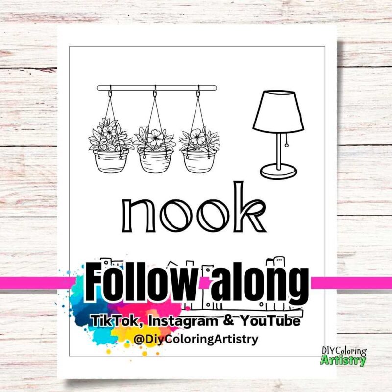 Nook Coloring Page