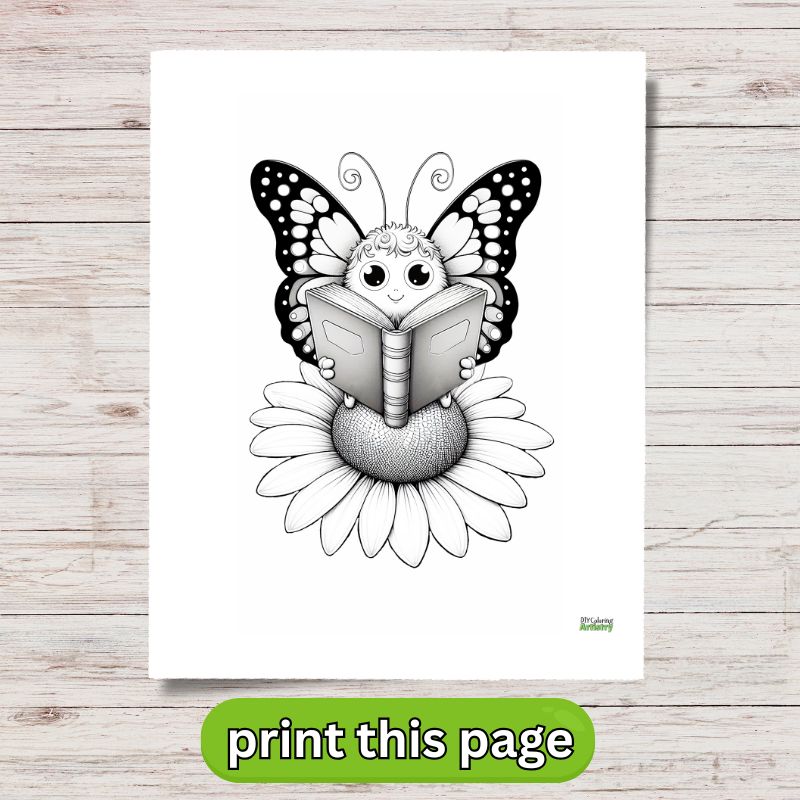 Butterfly Coloring Page