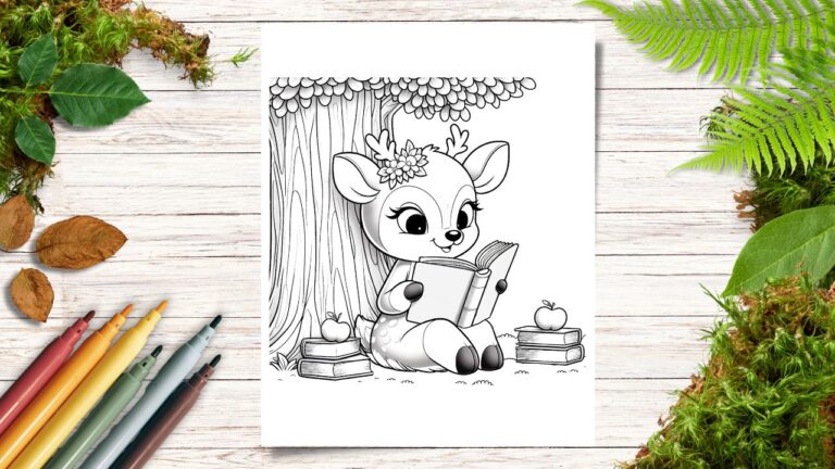 forest animals coloring pages