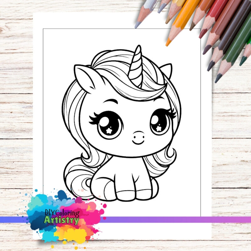 Sparkle eyes unicorn