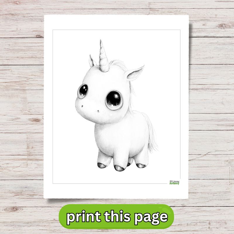 PDF unicorn Printable