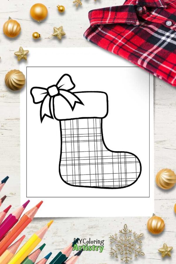 Christmas Stockings Coloring Pages - Image 10