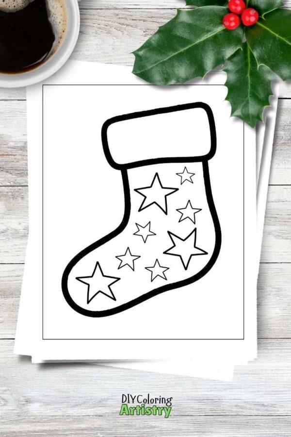 Christmas Stockings Coloring Pages - Image 5