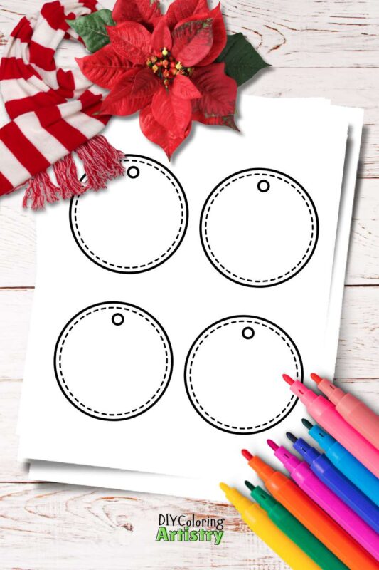 Round Gift Tags