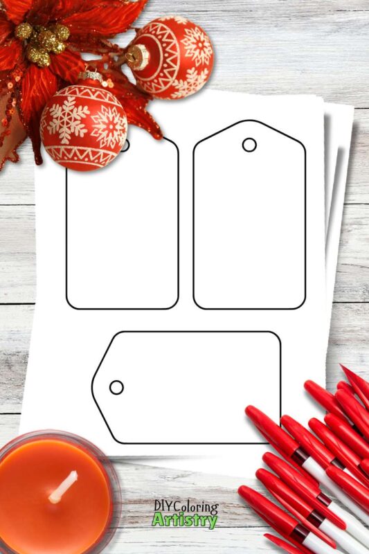 Holiday Gift Tag Printable