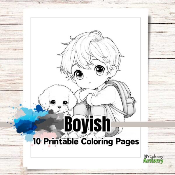 Boyish Coloring Pages