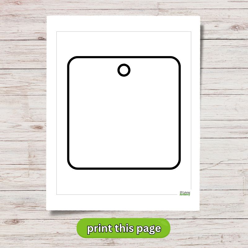 Extra Large Square Tag