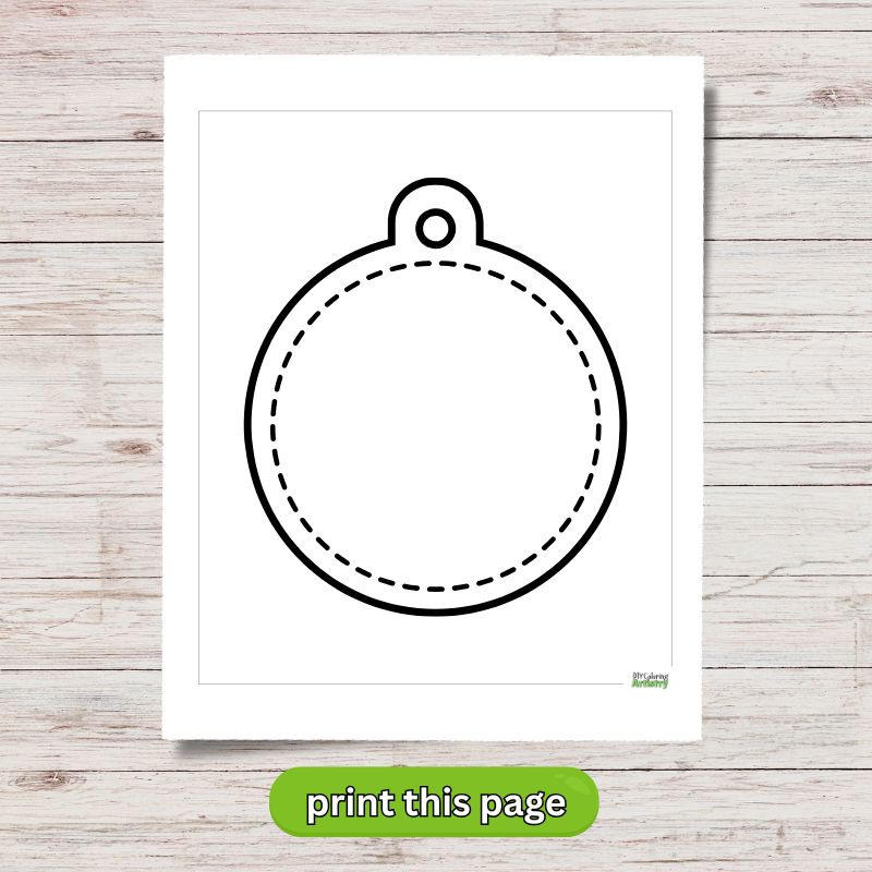 Extra Large Circle Tag