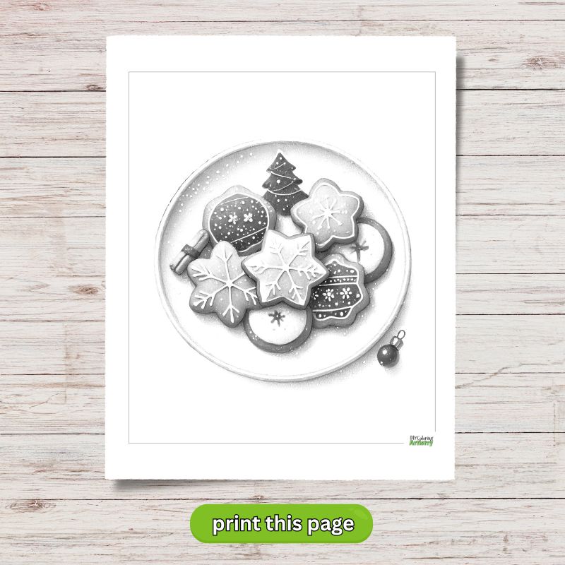 Christmas Cookie Plate