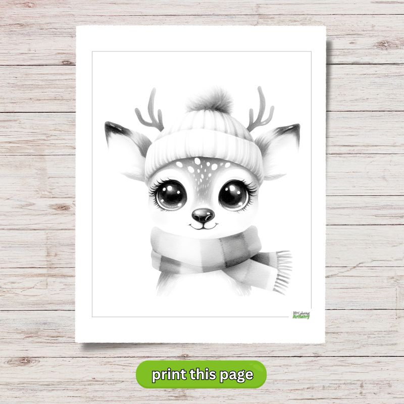Cute Baby Reindeer