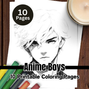 anime boys coloring pages 1