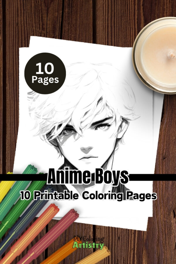 anime boys coloring pages 1