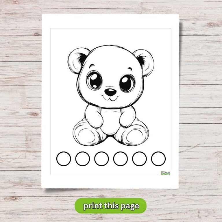 11 Free Alcohol Markers Drawing Coloring Pages - DIY Coloring Artistry