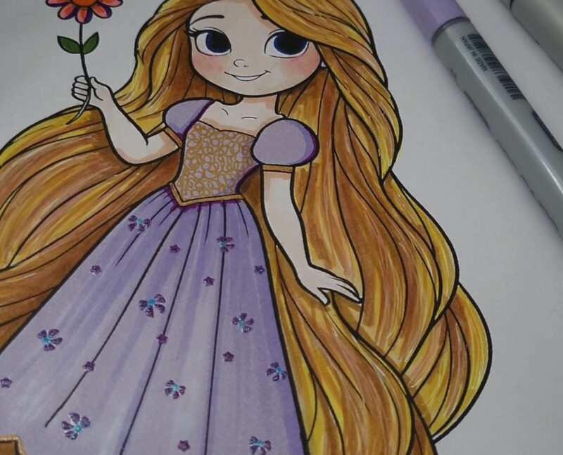 how to color long hair