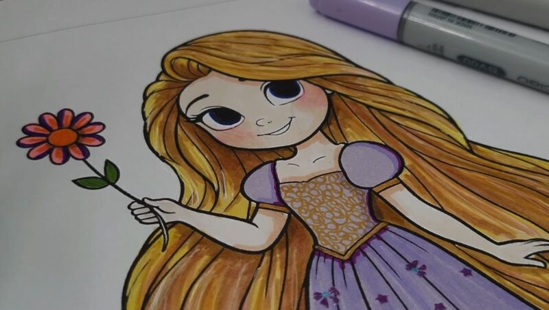 how to color long hair