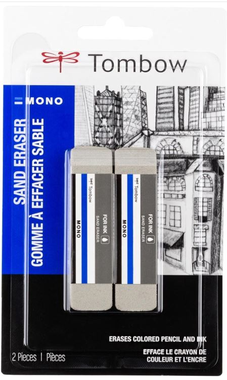 use a sand eraser