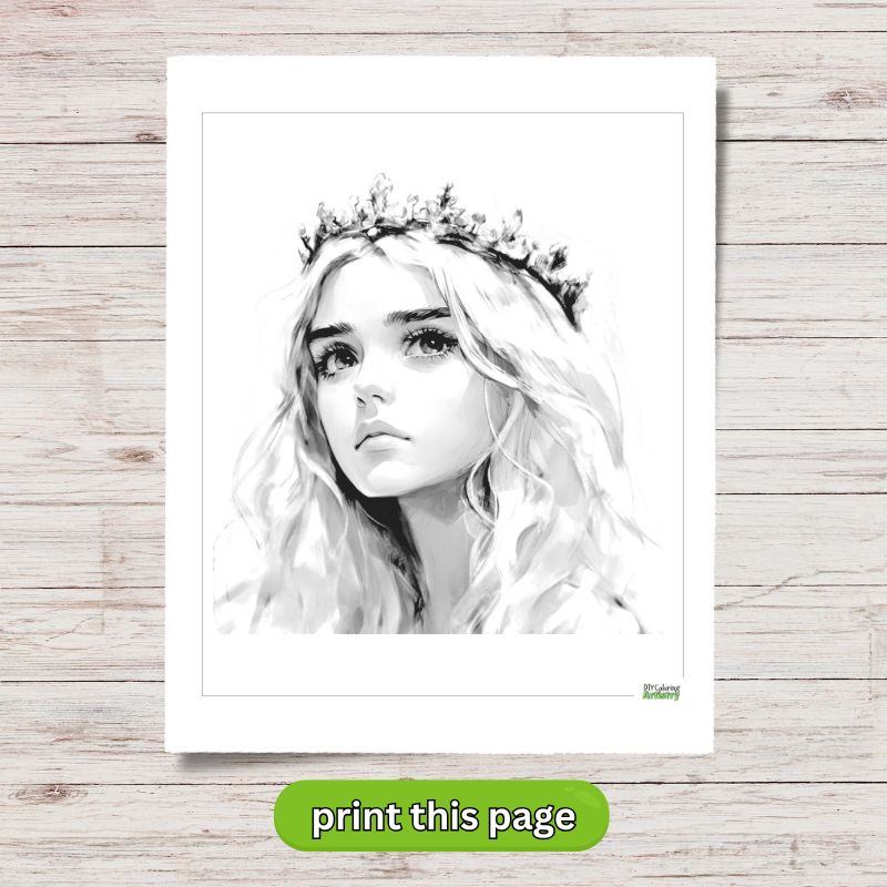 princess drawing