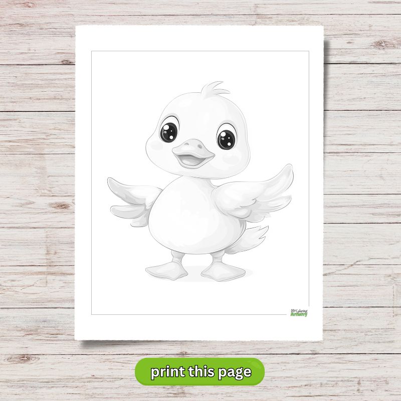 Cute Duck Printable