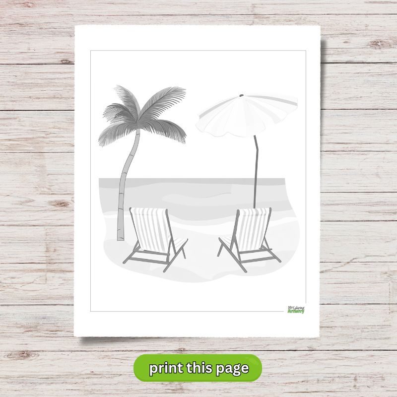 Vacation Color Sheets