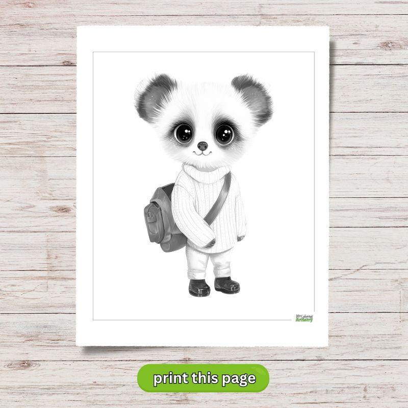 teddy bear with backpack