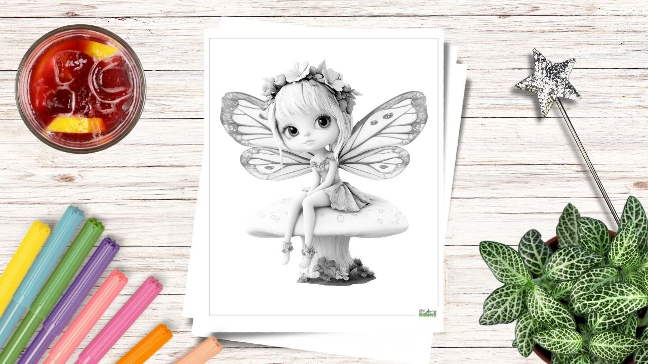 13 Free Fairy Coloring Pages To Print