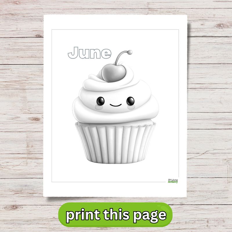 kawaii june cupcake