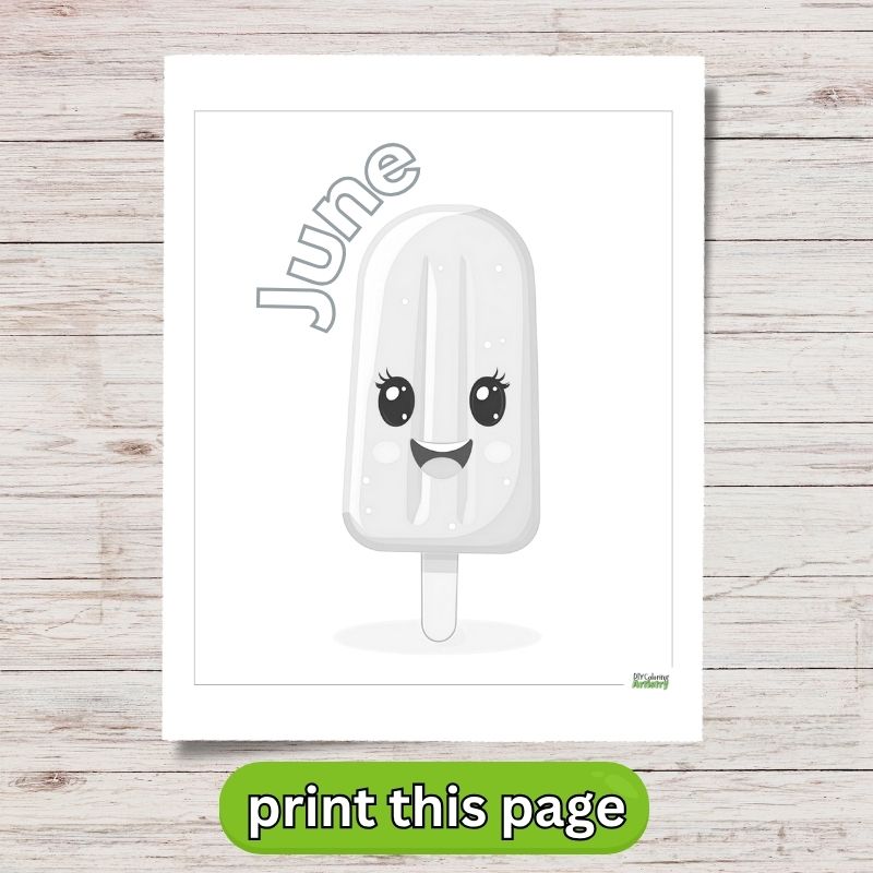 kawaii june printable