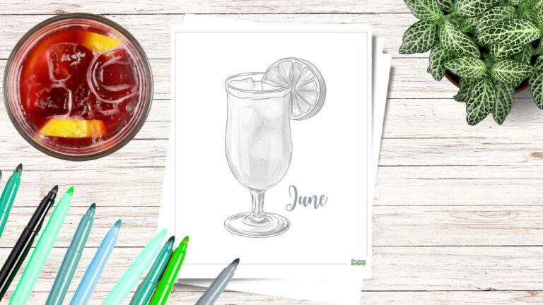 june coloring pages