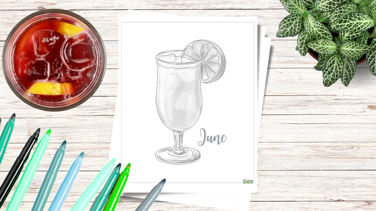 11 Free June Coloring Pages