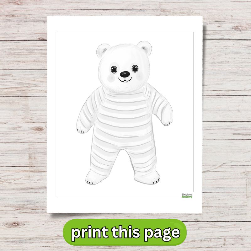 Polar Bear In Pj's