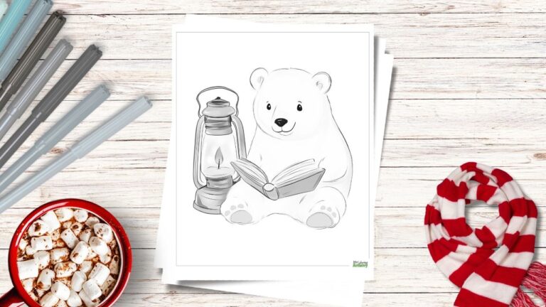 polar bear coloring pages