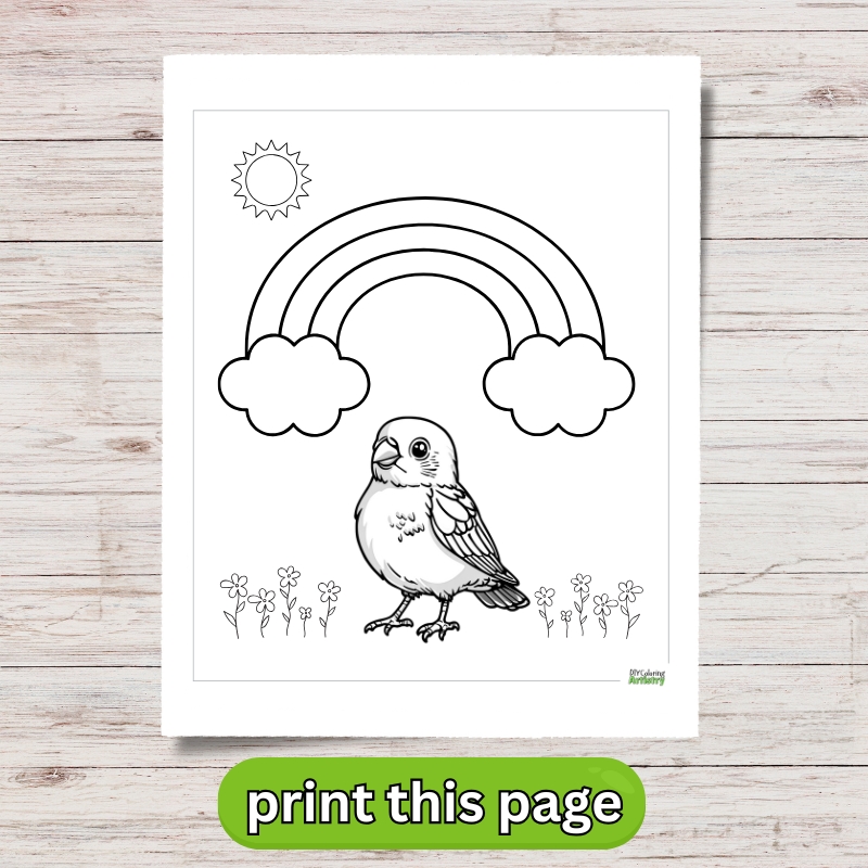 printable rainbow picture