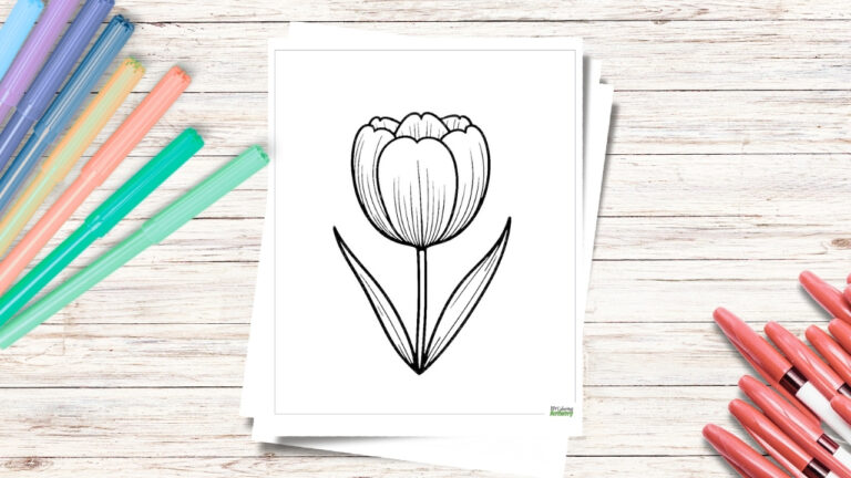 simple coloring pages