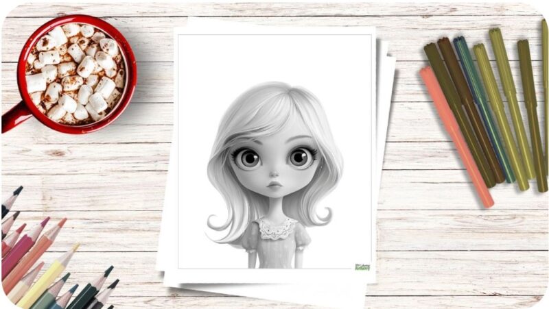 Girly Coloring Printables