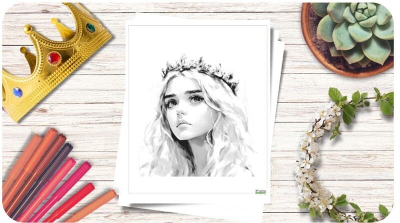 Princess Pages To Color