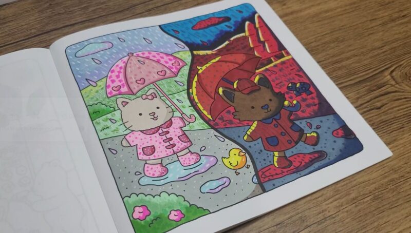 Heaven Vs. Hell Coloring Tutorial