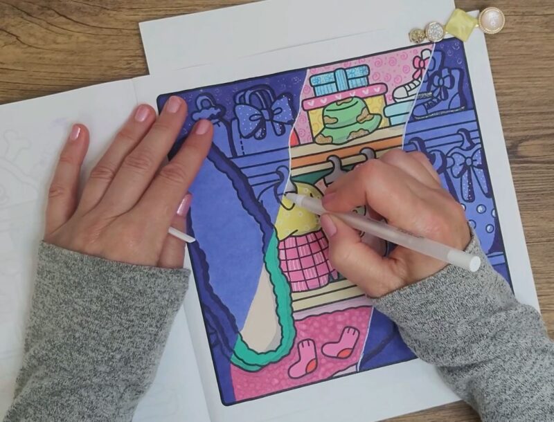 Highlight the torn lines