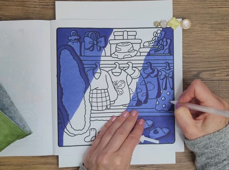 Add shadows around the torn page