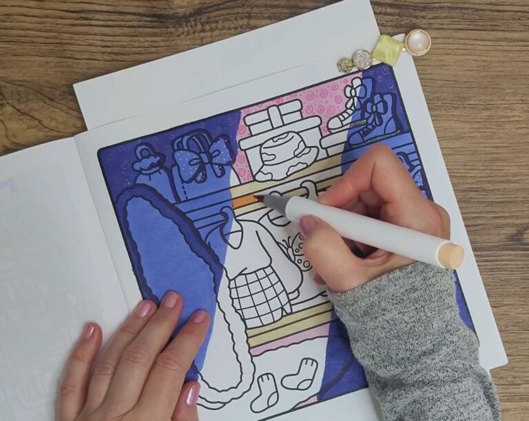 Torn Paper Effect Coloring Tutorial - DIY Coloring Artistry