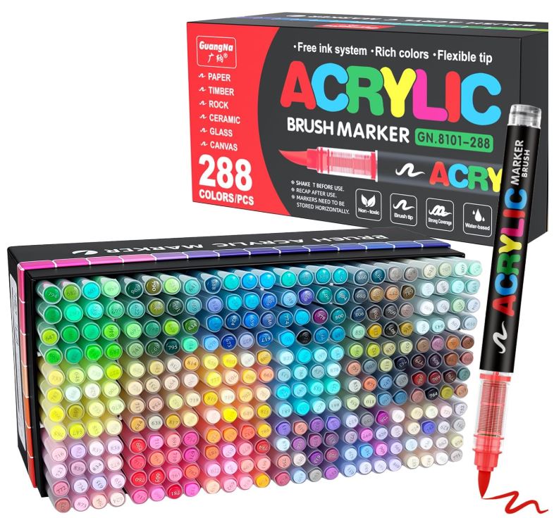 Guangna 288 Acrylic Paint Markers