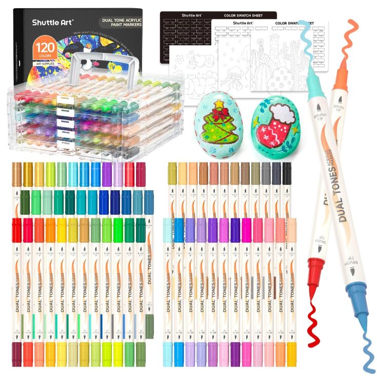 Shuttle Art 120 Colors Dual Tone